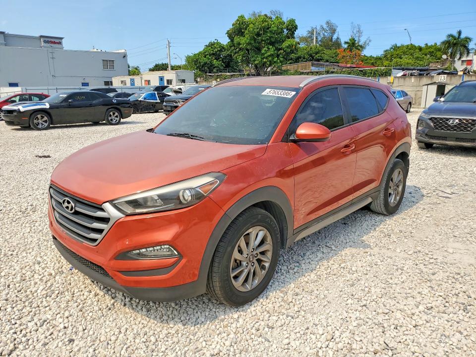 2017 Hyundai VIN KM8J33A40HU276208 COPART salvage auction — REAR END, Fl - Cert Of Title Slvg Rebuildable, sold $1,650 on 2026-07-17 (photo 1)
