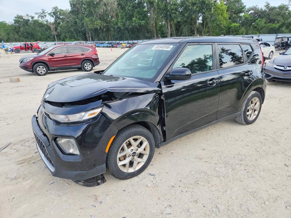 2020 Kia Soul VIN KNDJ23AU3L7029652 COPART salvage auction — FRONT END, Fl - Certificate Of Destruction, sold $1,700 on 2026-07-28 (photo 1)