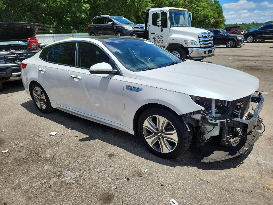 2017 Kia Optima hybrid VIN KNAGU4LC2H5007012 COPART salvage auction — FRONT END, Ga - Cert Of Title-Salvage, sold $2,450 on 2026-07-24 (photo 4)