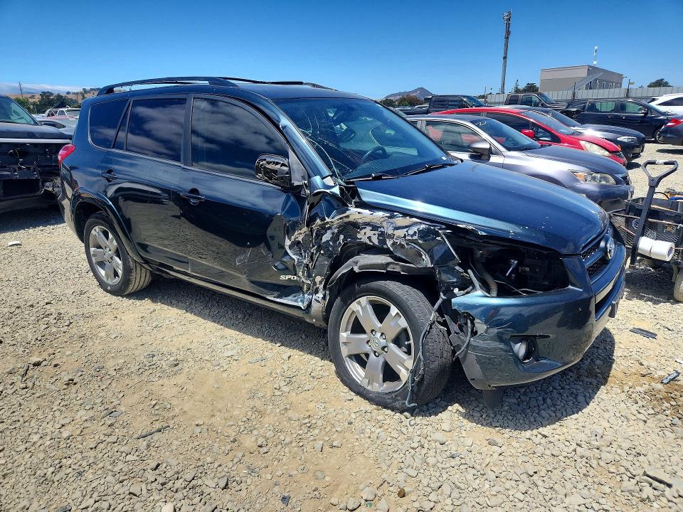 2010 Toyota Rav4 VIN JTMWF4DV8A5015033 COPART salvage auction — FRONT END, CA - SALVAGE CERTIFICATE, sold $1,700 on 2026-07-14 (photo 4)