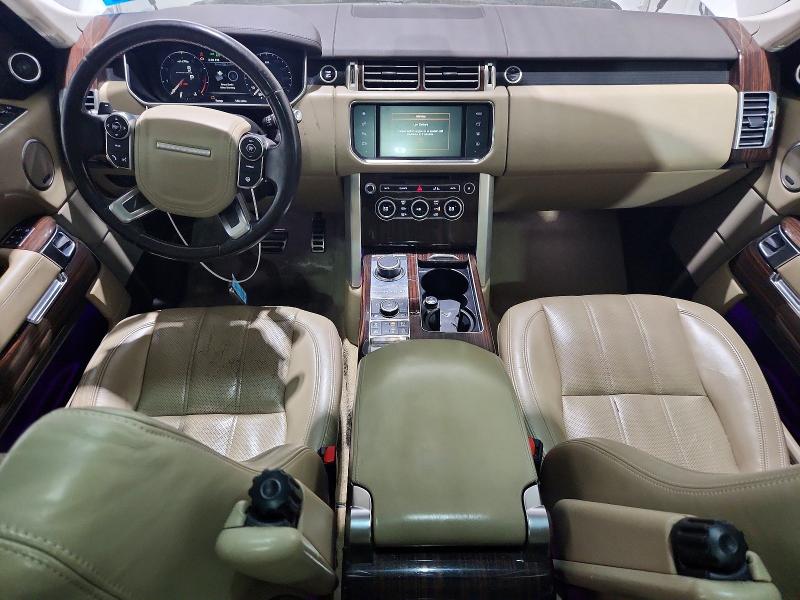 2016 Land rover RANGE ROVER VIN SALGS2EF1GA274872 COPART salvage auction — NORMAL WEAR, Nh - Certificate Of Title, sold $3,050 on 2026-07-09 (photo 8)