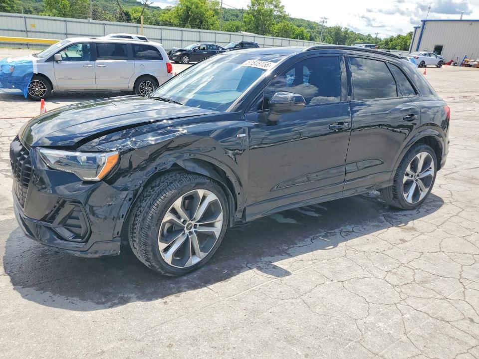 2021 Audi Q3 VIN WA1DECF31M1156127 COPART salvage auction — SIDE, Tn - Salvage Certificate, sold $4,600 on 2026-08-03 (photo 1)