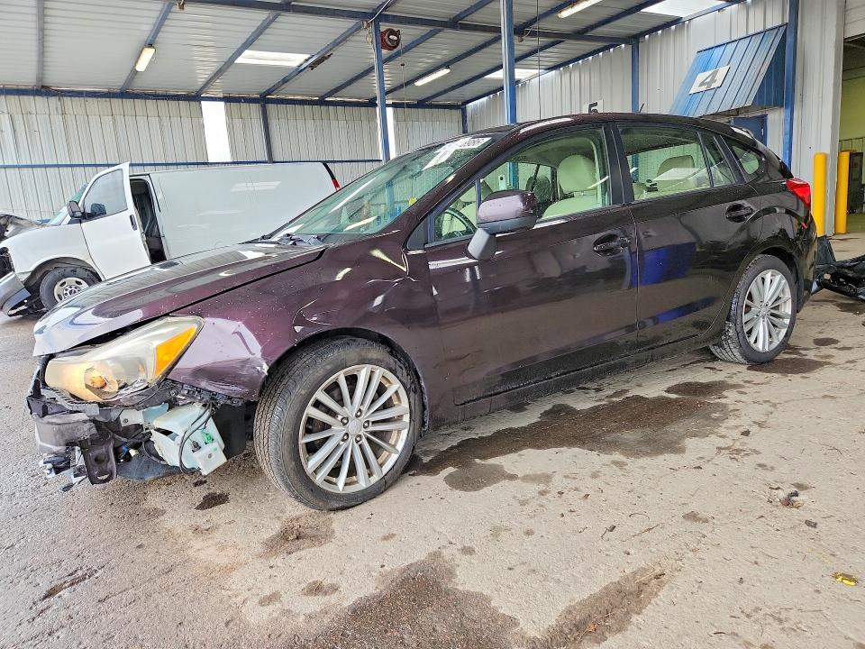 2012 Subaru Impreza VIN JF1GPAD62CH232321 COPART salvage auction — FRONT END, Co - Public - Salvage Title, sold $1,250 on 2026-07-09 (photo 1)