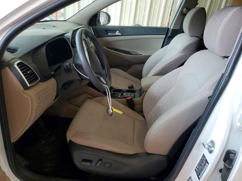 2021 Hyundai Tucson VIN KM8J33A42MU293943 COPART salvage auction — FRONT END, Tx - Salvage Vehicle Title, sold $5,200 on 2026-07-17 (photo 7)