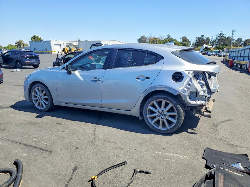 2017 Mazda 3 VIN JM1BN1M37H1116564 COPART salvage auction — REAR END, Ca - Salvage Certificate, sold $3,050 on 2026-08-24 (photo 2)