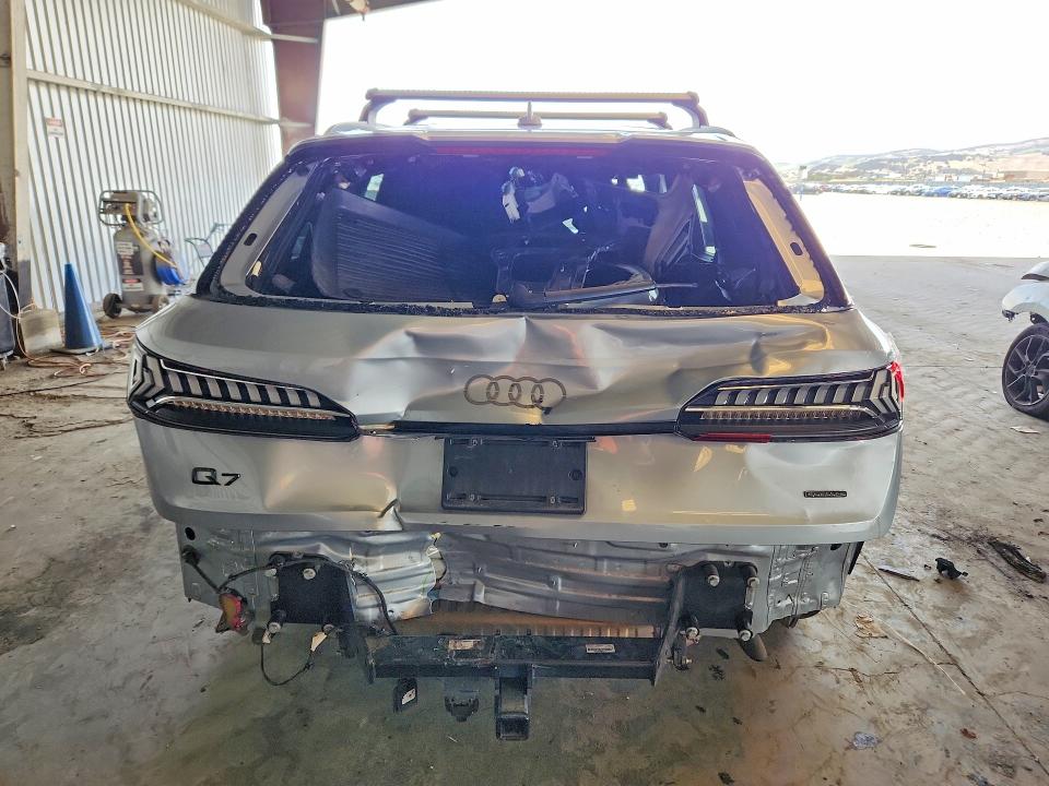 2024 Audi Q7 VIN WA1WXBF77RD007050 COPART salvage auction — REAR END, Ca - Salvage Certificate, sold $25,250 on 2026-07-09 (photo 6)