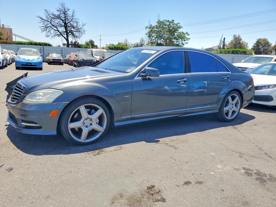 2012 Mercedes-benz S-klasse VIN WDDNG7DB4CA439955 COPART salvage auction — FRONT END, Ca - Salvage Certificate, sold $5,300 on 2026-07-14 (photo 1)
