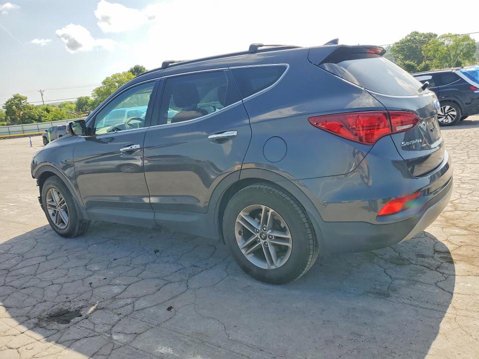 2018 Hyundai Santa fe VIN 5XYZU3LB9JG520767 COPART salvage auction — FRONT END, Tn - Salvage Certificate, sold $4,000 on 2026-07-08 (photo 2)