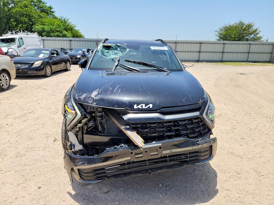 2024 Kia Sportage VIN 5XYK6CDF5RG151981 COPART salvage auction — FRONT END, Tx - Salvage Vehicle Title, sold $6,200 on 2026-07-09 (photo 5)