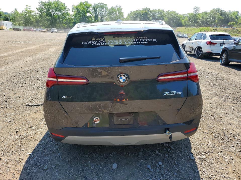 2026 BMW X3 VIN 5UX53GP03T9279731 COPART salvage auction — FRONT END, Ny - Mv-907A Salvage Certificate, sold $22,700 on 2026-07-02 (photo 6)