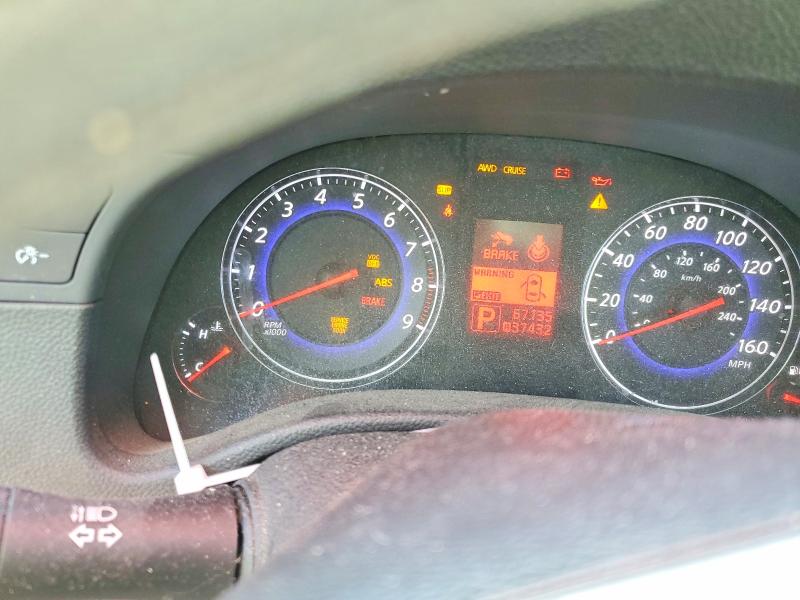 2008 Infiniti G35 VIN JNKBV61F78M256221 COPART salvage auction — ALL OVER, Co - Public - Salvage Title, sold $400 on 2026-07-28 (photo 9)