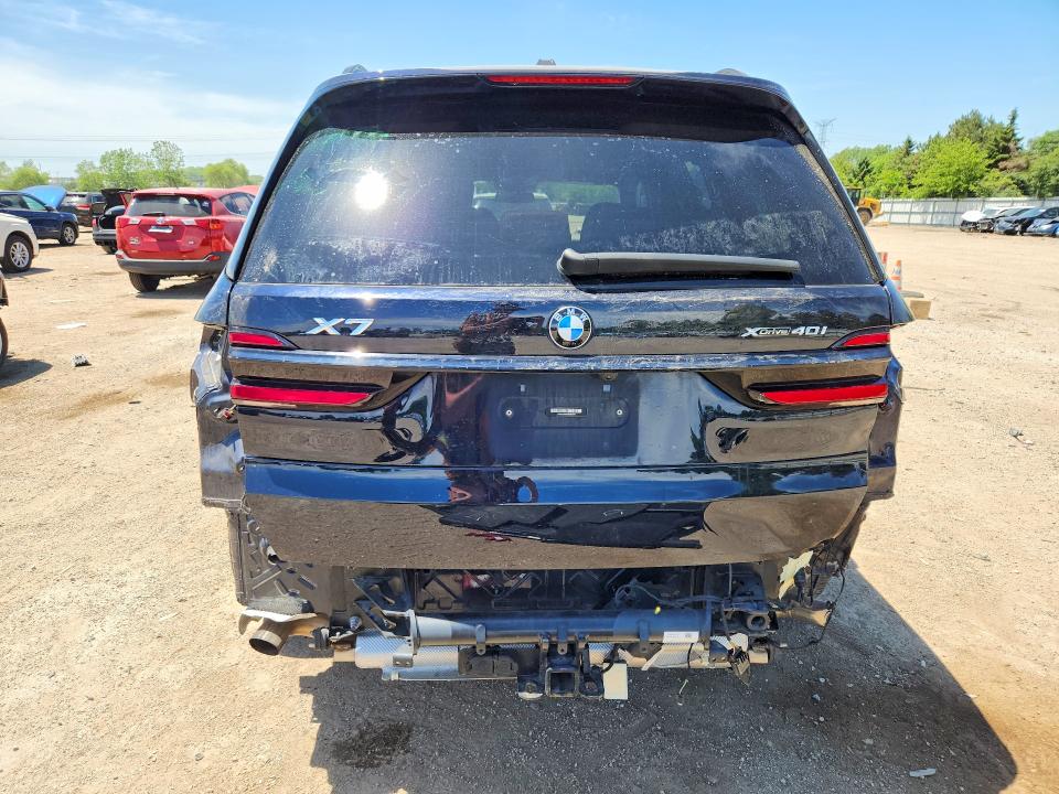 2024 BMW X7 VIN 5UX23EM0XR9S57309 COPART salvage auction — REAR END, IL - SALVAGE CERTIFICATE, sold $43,750 on 2026-07-28 (photo 6)