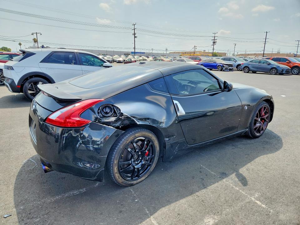 2014 Nissan 370z VIN JN1AZ4EH1EM630595 COPART salvage auction — REAR END, Ca - Salvage Certificate, sold $3,300 on 2026-07-08 (photo 3)