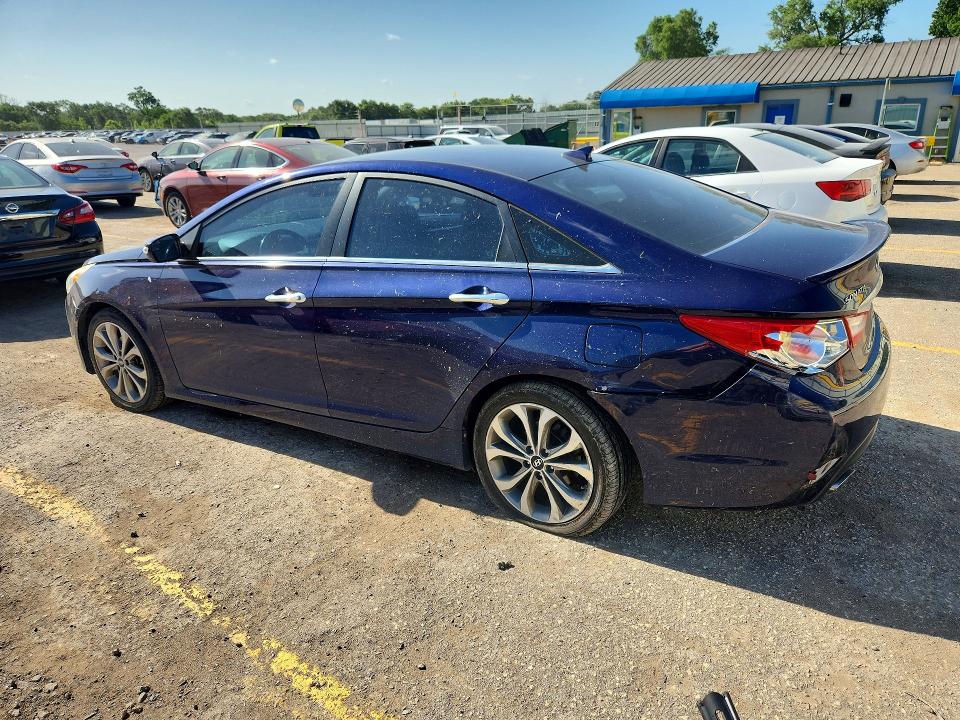 2014 Hyundai Sonata VIN 5NPEC4AC3EH825683 COPART salvage auction — REAR END, KS - CERT OF TITLE-SALVAGE, sold $800 on 2026-07-15 (photo 2)