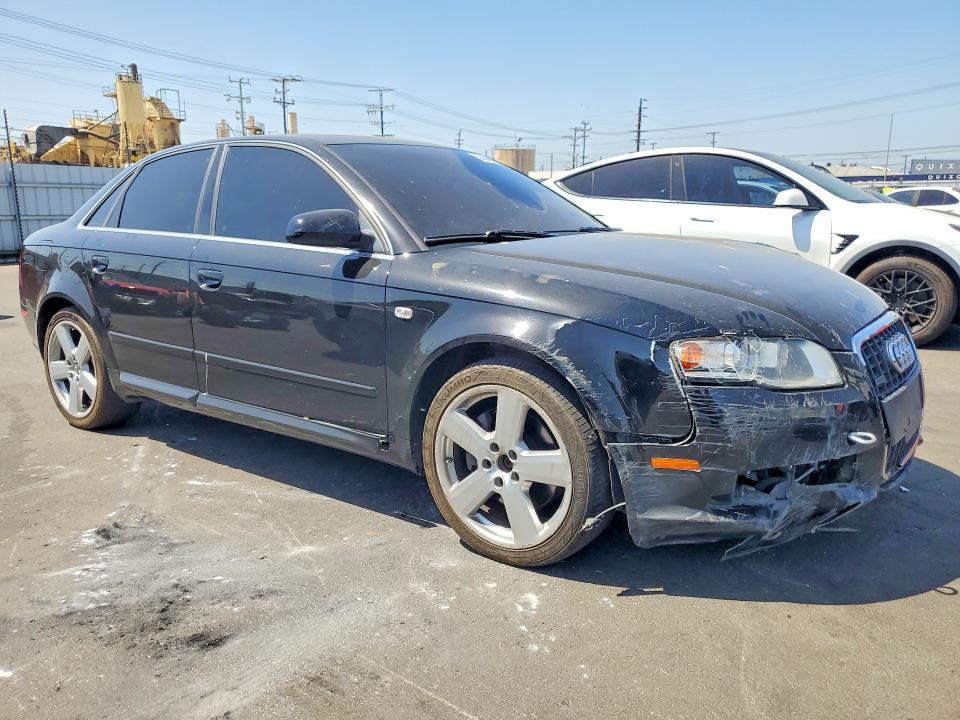 2008 Audi A4 VIN WAUDH78E38A140811 COPART salvage auction — FRONT END, CA - SALVAGE CERTIFICATE, sold $400 on 2026-07-08 (photo 4)