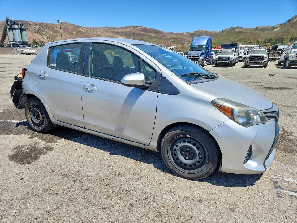 2017 Toyota Yaris VIN VNKKTUD31HA081471 COPART salvage auction — REAR END, Ca - Salvage Certificate, sold $90 on 2026-07-21 (photo 4)