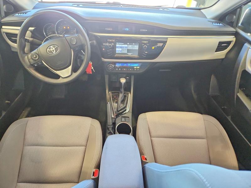 2015 Toyota Corolla VIN 5YFBURHE7FP303857 COPART salvage auction — FRONT END, IL - SALVAGE CERTIFICATE, sold $2,950 on 2026-07-27 (photo 8)