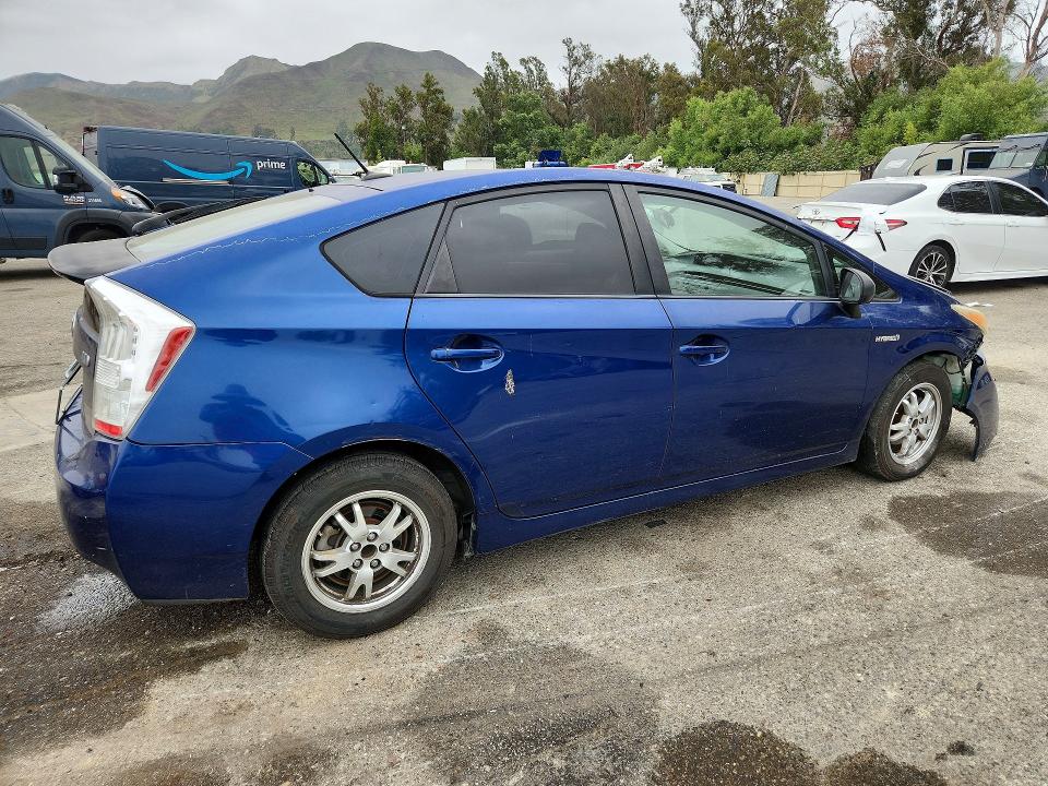 2011 Toyota Prius VIN JTDKN3DU0B5354213 COPART salvage auction — FRONT END, Ca - Salvage Certificate, sold $450 on 2026-07-24 (photo 3)