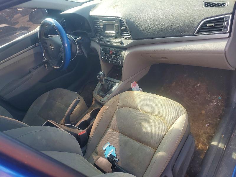 2017 Hyundai Elantra VIN KMHD74LF2HU422274 COPART salvage auction — REAR END, CT - CERTIFICATE OF TITLE, sold $500 on 2026-07-17 (photo 8)