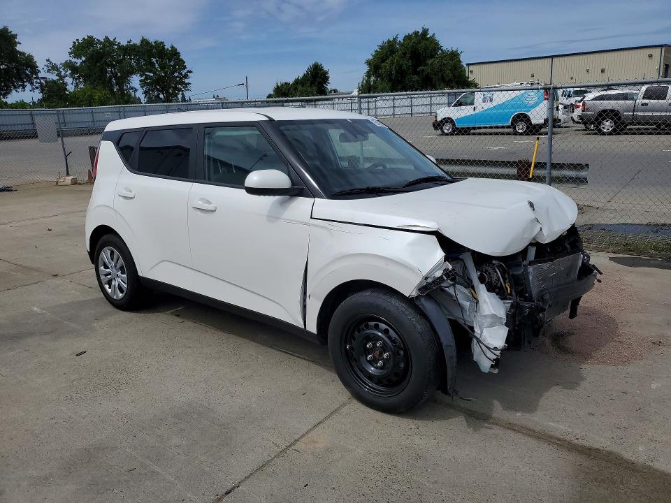 2025 Kia Soul VIN KNDJ23AU3S7935198 COPART salvage auction — FRONT END, NV - CERTIFICATE OF TITLE, sold $100 on 2026-07-28 (photo 4)