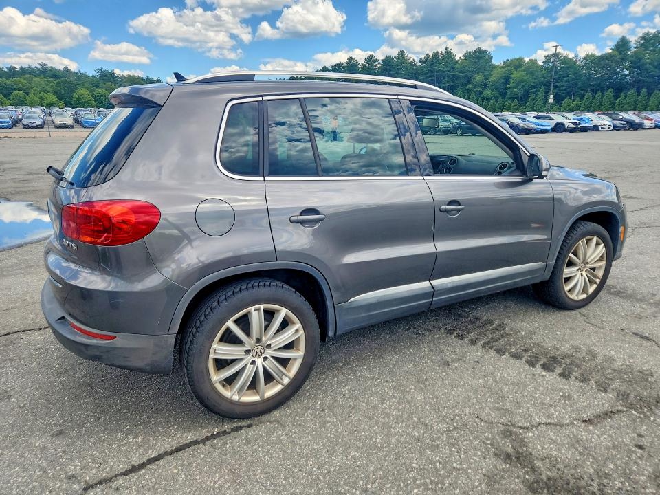 2012 Volkswagen Tiguan VIN WVGAV7AXXCW004645 COPART salvage auction — FRONT END, Ct - Cert Of Title-Salvage, sold $425 on 2026-07-09 (photo 3)