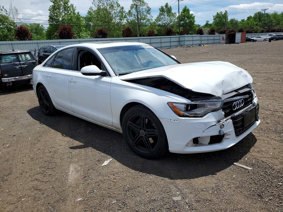 2013 Audi A6 VIN WAUGFAFC5DN110200 COPART salvage auction — FRONT END, Ct - Certificate Of Title, sold $450 on 2026-07-10 (photo 4)