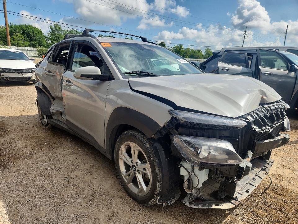 2023 Hyundai Kona VIN KM8K32AB9PU017678 COPART salvage auction — FRONT END, Ga - Certificate Of Title, sold $1,200 on 2026-07-07 (photo 4)