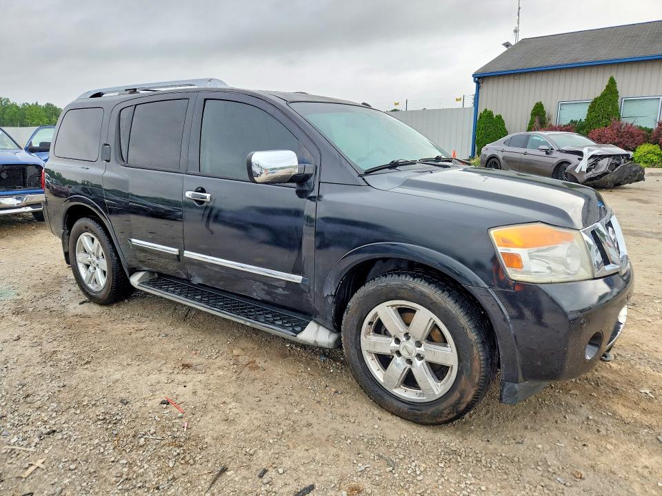 2011 Nissan Armada VIN 5N1AA0NE4BN603945 COPART salvage auction — FRONT END, Ky - Bill Of Sale/Part Only/No Titl, sold $475 on 2026-07-02 (photo 4)