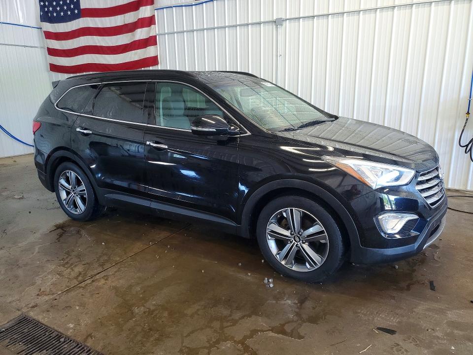 2015 Hyundai Santa fe VIN KM8SRDHF3FU116840 COPART salvage auction — FRONT END, Pa - Cert Of Title, sold $4,000 on 2026-07-08 (photo 4)