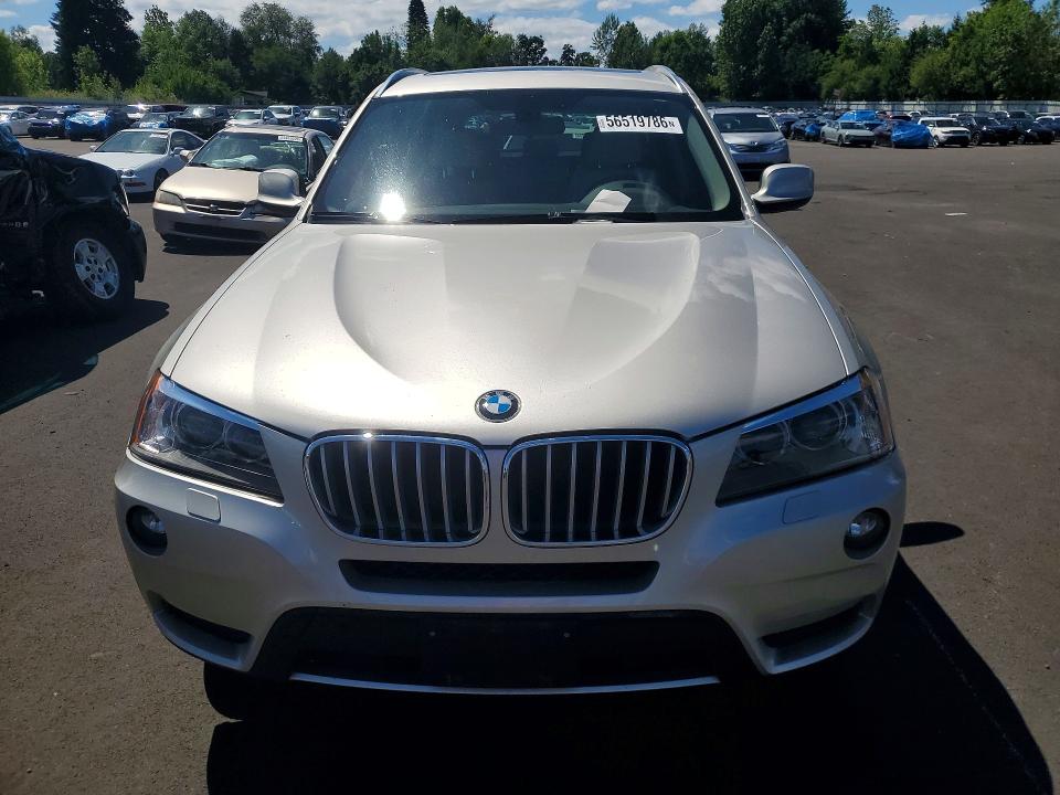 2014 BMW X3 VIN 5UXWX9C52E0D38378 COPART salvage auction — MECHANICAL, Wa - Non Public Clean Title, sold $1,450 on 2026-07-08 (photo 5)