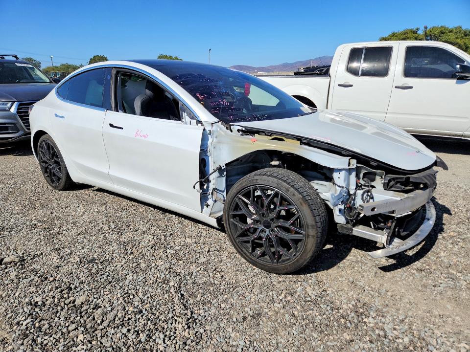2020 Tesla Model 3 VIN 5YJ3E1EB7LF667331 COPART salvage auction — FRONT END, Ca - Salvage Certificate, sold $8,500 on 2026-07-17 (photo 4)