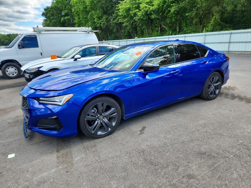 2022 Acura Tlx VIN 19UUB5F53NA003585 COPART salvage auction — REAR END, Pa - Certificate Of Salvage, sold $16,200 on 2026-07-02 (photo 1)