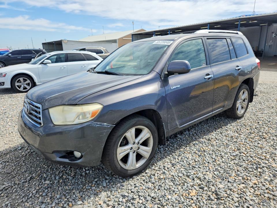 2008 Toyota Highlander VIN JTEES42A182054173 COPART salvage auction — FRONT END, Co - Public - Salvage Title, sold $2,000 on 2026-07-21 (photo 1)