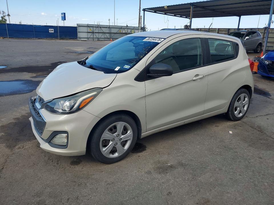 2019 Chevrolet Spark VIN KL8CB6SA4KC742430 COPART salvage auction — FRONT END, Tx - Salvage Vehicle Title, sold $1,400 on 2026-07-10 (photo 1)