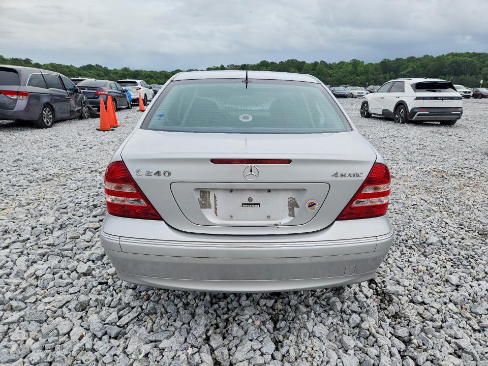 2005 Mercedes-benz C class VIN WDBRF81J45F558691 COPART salvage auction — FRONT END, Ga - Cert Of Title-Salvage, sold $425 on 2026-07-28 (photo 6)
