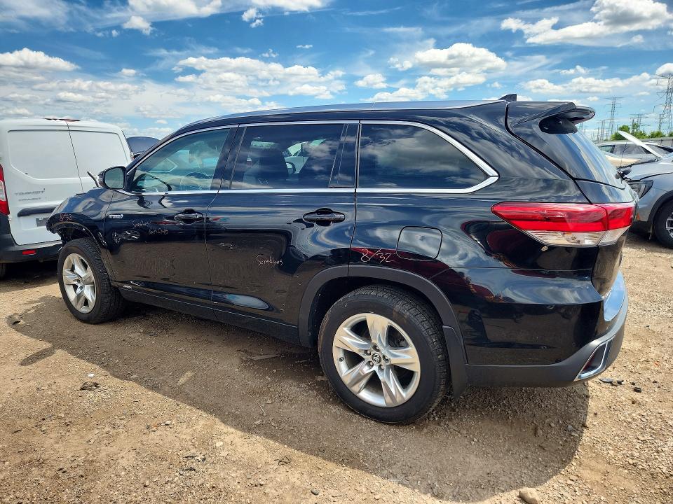2019 Toyota Highlander VIN 5TDDGRFH1KS060044 COPART salvage auction — FRONT END, Wv - Salvage Certificate, sold $4,100 on 2026-07-21 (photo 2)