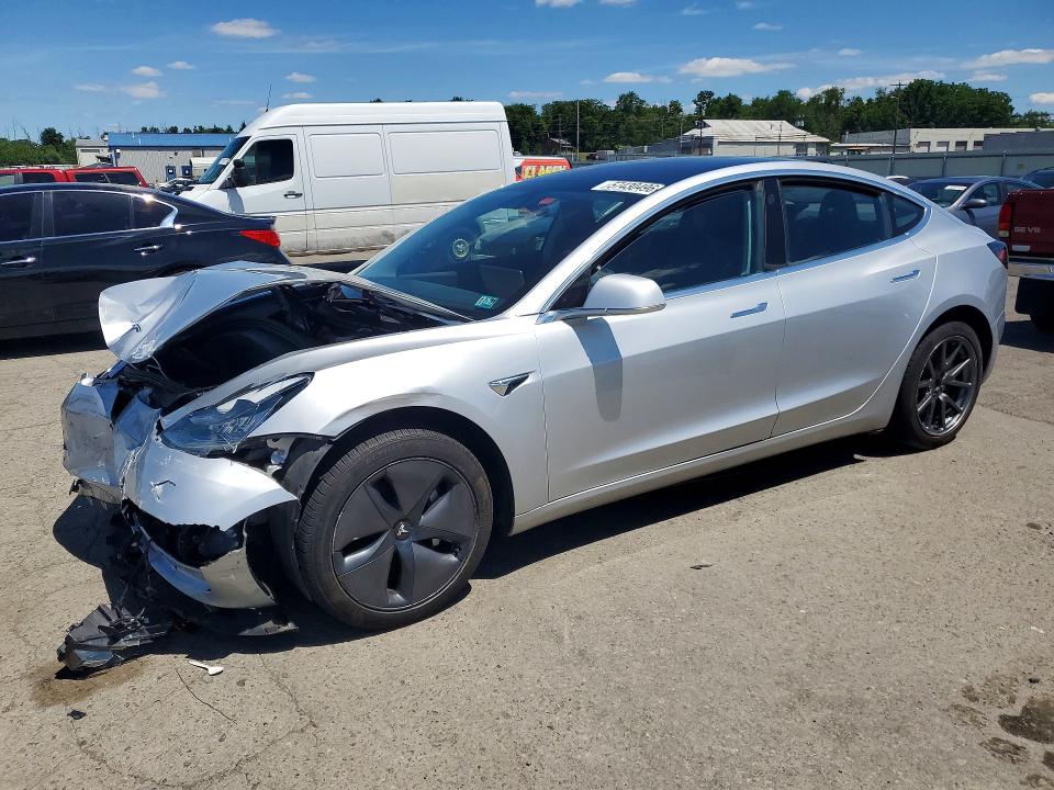 2018 Tesla VIN 5YJ3E1EAXJF045973 COPART salvage auction — FRONT END, Pa - Certificate Of Salvage, sold $4,500 on 2026-07-17 (photo 1)
