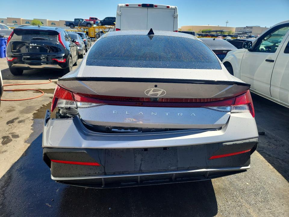 2025 Hyundai Elantra VIN KMHLM4DG8SU080932 COPART salvage auction — ALL OVER, Nv - Certificate Of Title, sold $125 on 2026-07-28 (photo 6)