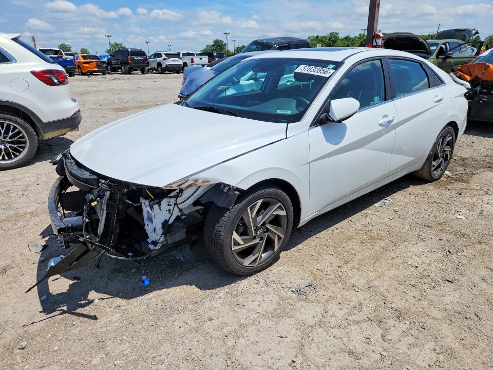 2024 Hyundai Elantra VIN KMHLS4DG7RU655649 COPART salvage auction — FRONT END, In - Cert Of Title-Salvage Title, sold $2,100 on 2026-07-24 (photo 1)