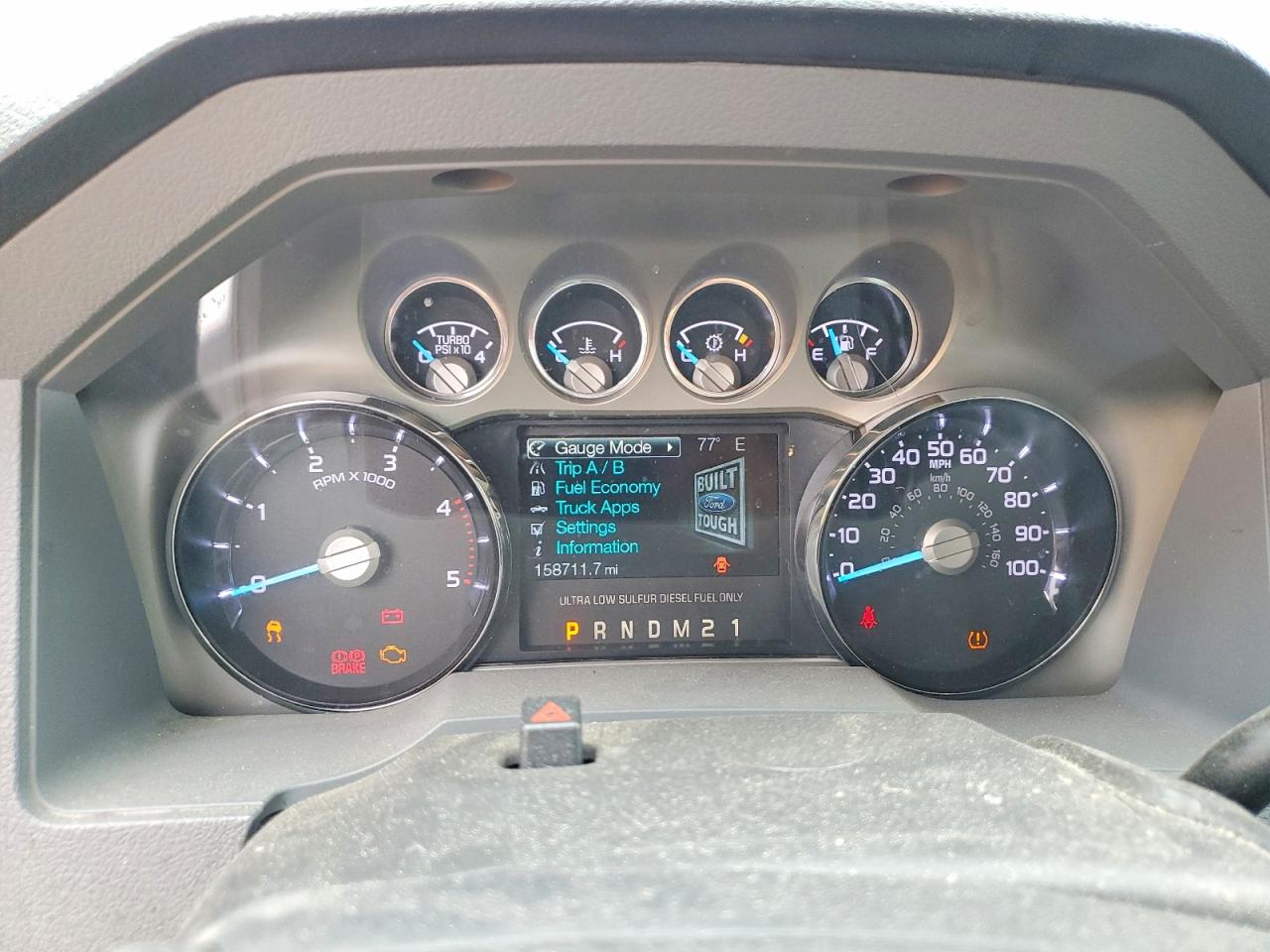 2016 Ford F-350 Super Duty VIN 1FT8W3BTXGEA97280 COPART salvage auction — Front End, IL - SALVAGE CERTIFICATE, sold $6,800 on 2026-07-07 (photo 9)