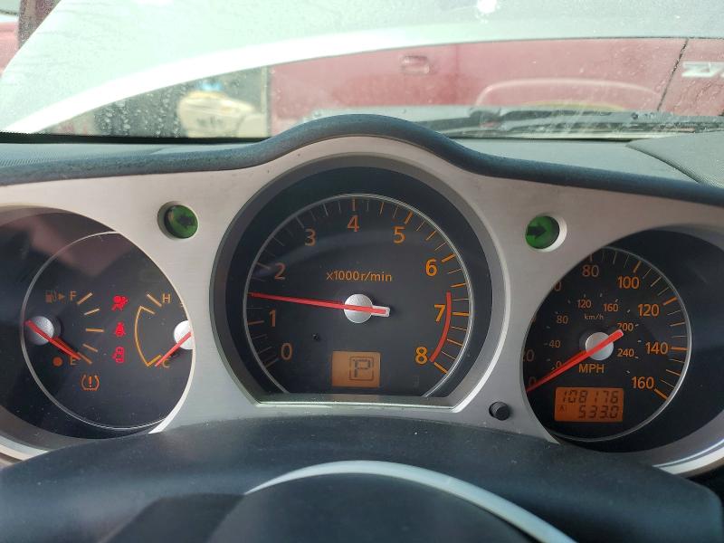 2006 Nissan 350z VIN JN1AZ34D46M304218 COPART salvage auction — FRONT END, Tx - Salvage Vehicle Title, sold $1,900 on 2026-07-09 (photo 9)