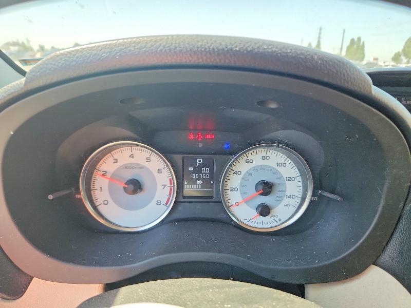 2012 Subaru Impreza VIN JF1GPAG63CH244893 COPART salvage auction — REAR END, Ca - Salvage Certificate, sold $800 on 2026-07-21 (photo 9)