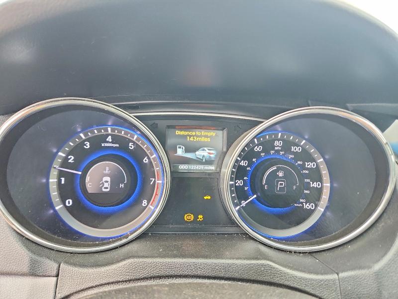 2014 Hyundai Sonata VIN 5NPEC4AC3EH817809 COPART salvage auction — UNDERCARRIAGE, IL - SALVAGE CERTIFICATE, sold $1,050 on 2026-07-16 (photo 9)