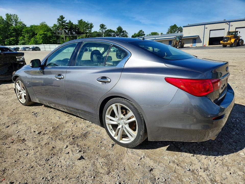 2015 Infiniti VIN JN1BV7AP4FM340528 COPART salvage auction — FRONT END, Ma - Cert Of Title-Reconstrctd Coll, sold $2,900 on 2026-07-16 (photo 2)