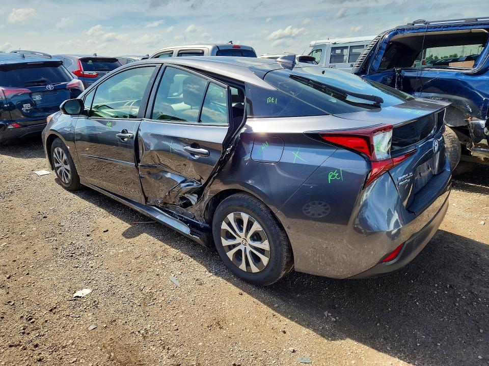 2022 Toyota Prius VIN JTDL9MFU2N3041336 COPART salvage auction — SIDE, Il - Salvage Certificate, sold $9,200 on 2026-07-23 (photo 2)