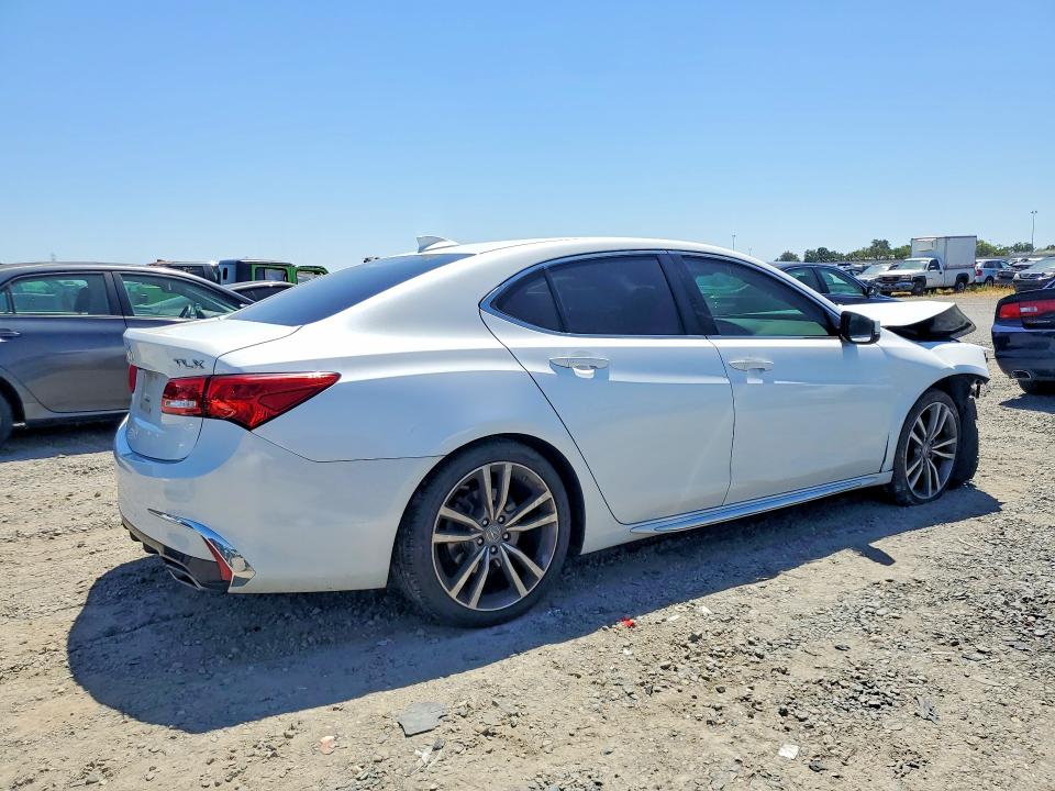 2020 Acura Tlx VIN 19UUB2F45LA005566 COPART salvage auction — FRONT END, Ca - Salvage Certificate, sold $1,100 on 2026-07-09 (photo 3)