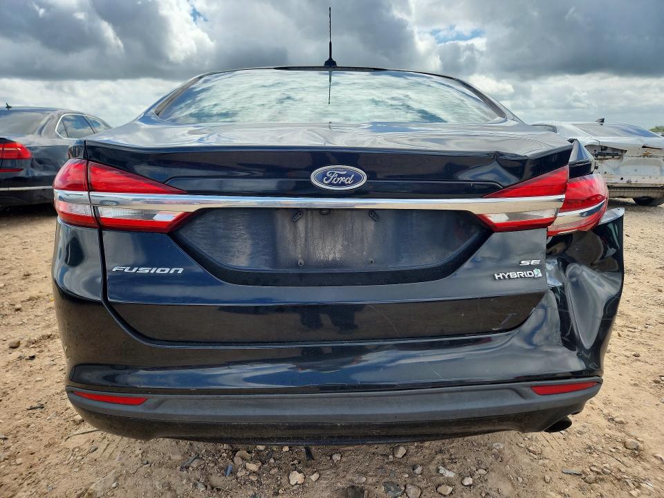 2017 Ford Fusion VIN 3FA6P0LU2HR246537 COPART salvage auction — REAR END, Tx - Salvage Vehicle Title, sold $1,450 on 2026-07-02 (photo 6)