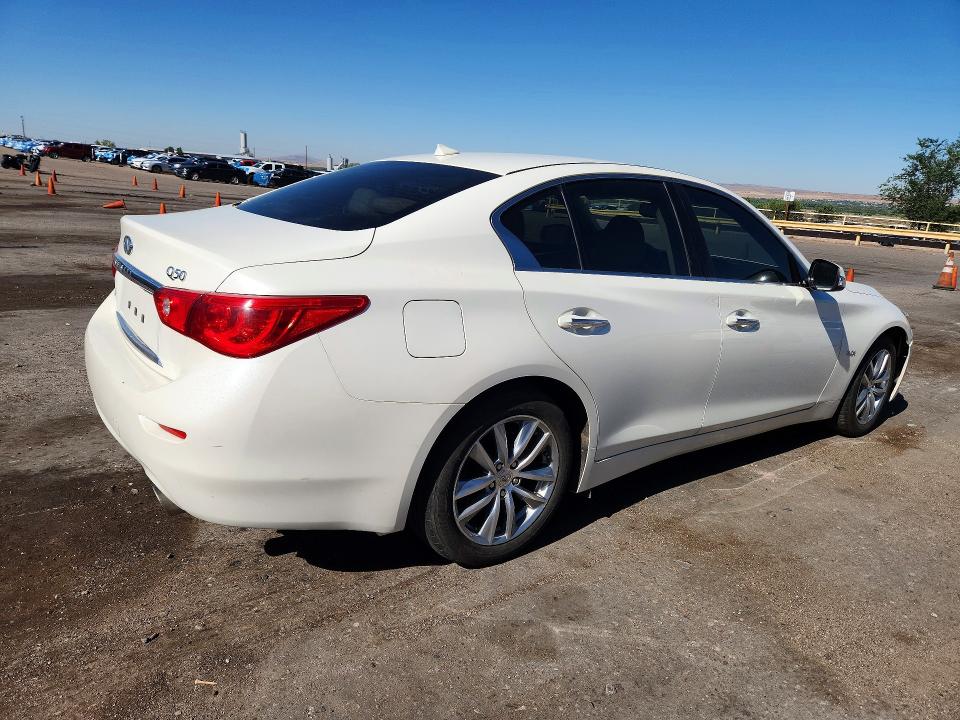 2017 Infiniti Q50 VIN JN1EV7AR3HM834493 COPART salvage auction — MINOR DENT/SCRATCHES, Co - Certificate Of Title, sold $2,200 on 2026-07-02 (photo 3)