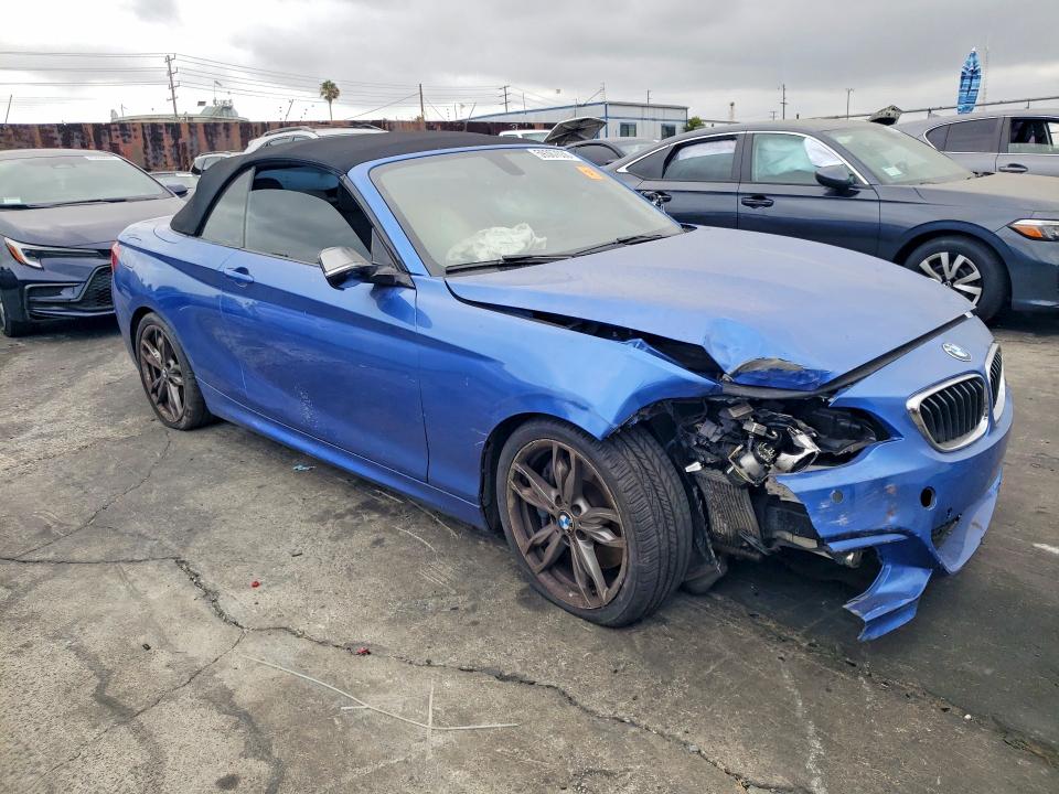 2015 BMW M2 VIN WBA1M1C58FV393521 COPART salvage auction — FRONT END, Ca - Dis/Dlr/Exp Only Clean Title (P), sold $3,050 on 2026-07-24 (photo 4)