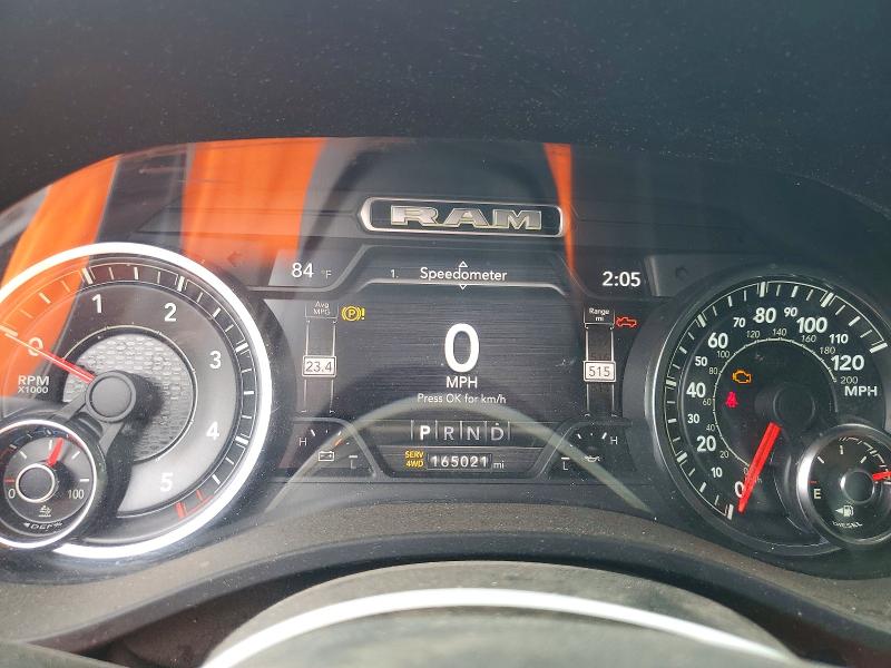 2021 Ram 1500 VIN 1C6SRFFM3MN576256 COPART salvage auction — MINOR DENT/SCRATCHES, Fl - Certificate Of Title, sold $13,100 on 2026-07-27 (photo 9)